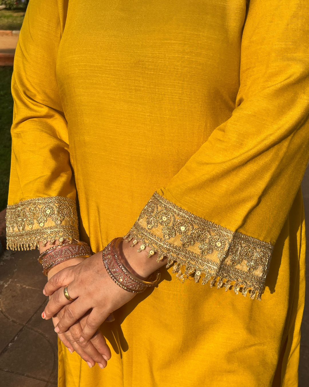 Chandni Rayon Slub Kurta